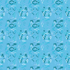 Seamless background pattern with various colored rhombuses.