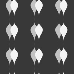 Seamless background pattern with multi-colored diverse shapes.