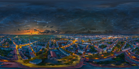 VR 360° Nacht Skypanorama Ludwigshafen Mannheim