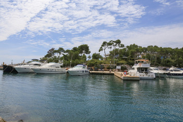 Obraz premium Boats in the harbor