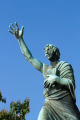 Fototapeta premium Joseph Görres Memorial in Koblenz, Germany
