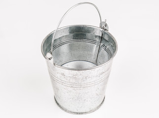 bucket full of water isolated on white © Volodymyr Shevchuk