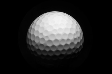 The golf ball with a light dark