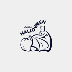 The bat collects a pumpkin