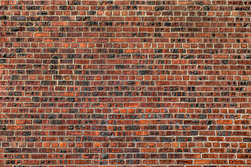 the old red brick wall