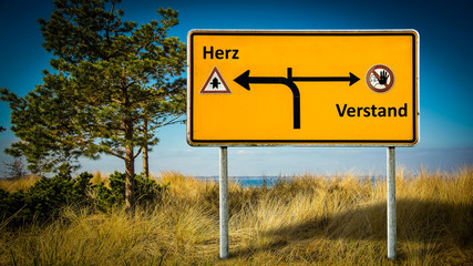 Obraz premium Schild 362 - Herz