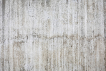 Wet concrete wall at rainy day