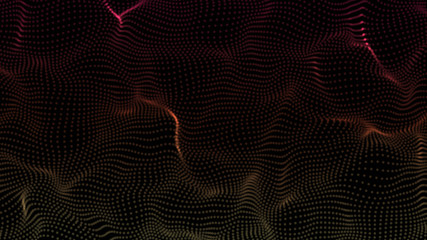 Colorful background of flowing fabric. Smooth and soft.