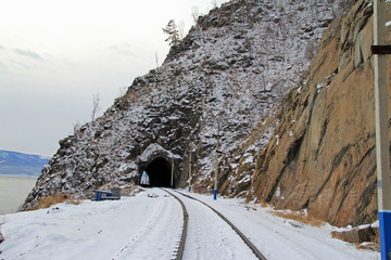 tunnels on the railway