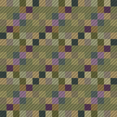 Seamless pattern background from a variety of multicolored squares.