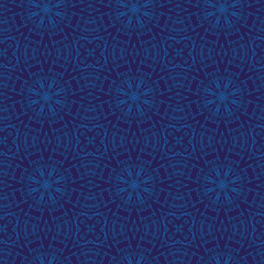 Seamless floral pattern with a variety of floral motifs.