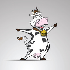 cute cow cartoon