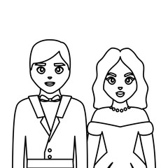 romantic couple portrait wedding day