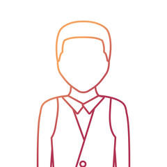 elegant man icon