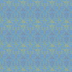 Seamless vector pattern with geometric shapes. Abstract illustration with geometric background. Textured lines pattern for backgrounds.