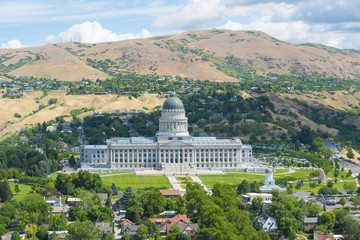 Utah State Capitol in Salt Lake City, Utah, USA.