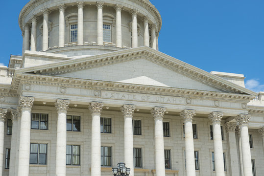 Utah State Capitol in Salt Lake City, Utah, USA.