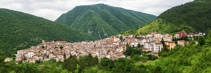 Scanno, a village in the National Park of Abruzzo (Italy)
