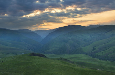 White Bird Pass in Idaho during the spring