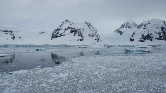 eisschollen in Antarktis