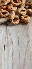 Taralli Traditional Italian snack from Puglia