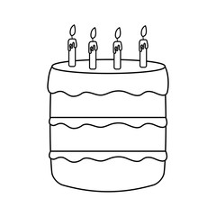 birthday cake icon 