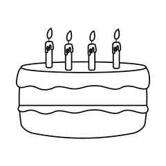 birthday cake icon 