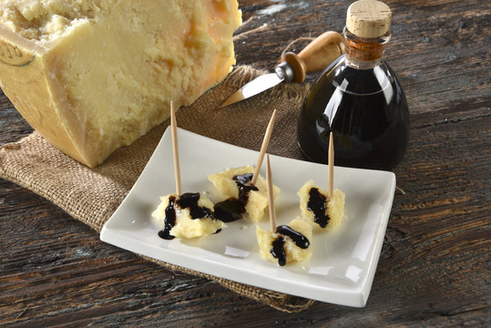 Aceto balsamico e parmiggiano