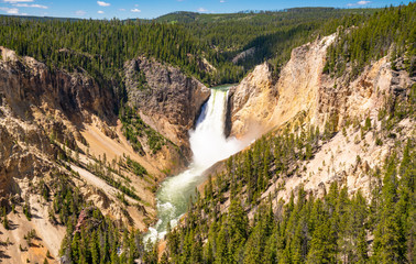 Lower Falls of Yellowstone Canyon, Yellowstone National Park, Wyoming