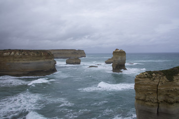 Fototapeta premium Le long de la Great Ocean Road en Australie