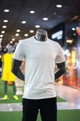 luxury suit in shopping mall