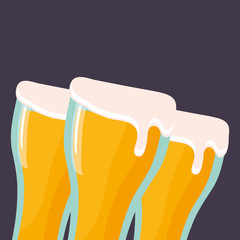 beer glasses beverage icon