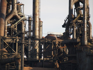 Steel Plant Coke Works Close-up, Bethlehem, PA