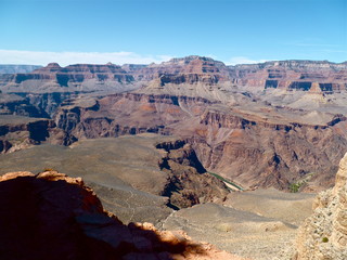 Fototapeta na wymiar Colorado River from the South Kaibab Trail, Grand Canyon, Arizona