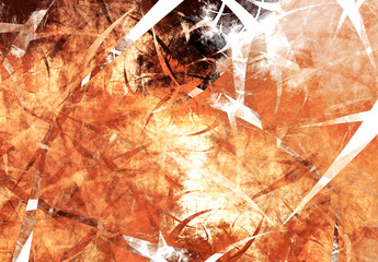 Abstract color dynamic background with lighting effect. Fractal art