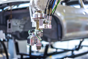 microscope of robot hand