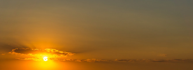 Fototapeta premium The sun is beautiful