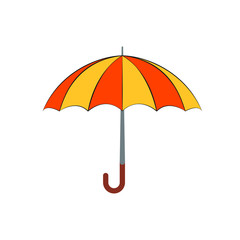 Colorful umbrella vector design for web and mobile