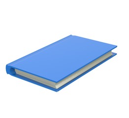 blue book 3D rendering