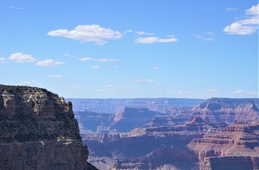 Beautiful view of Grand Canyon National park, Summer in Arizona USA.