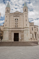 Fototapeta na wymiar Cascia-Basilica of Santa Rita