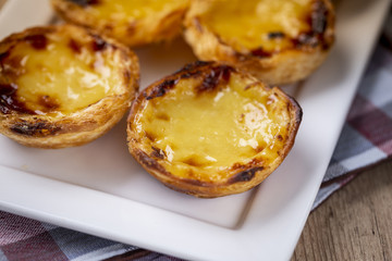 Typical Portuguese custard pies - 