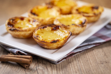 Typical Portuguese custard pies - 
