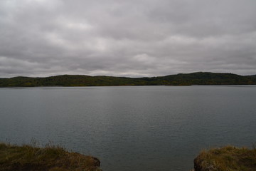 Ghost Lake on a Cloudy Day