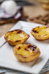 Typical Portuguese custard pies - 