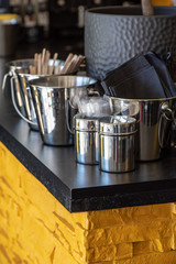 Stylish cafe interior