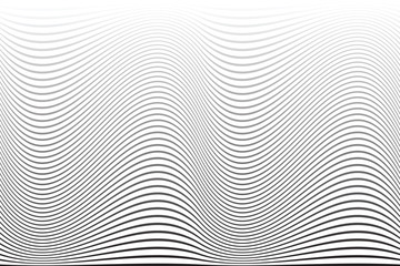 Wavy lines texture. Abstract background.