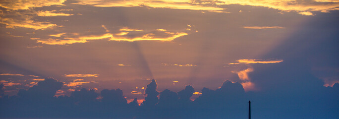 The sun is beautiful