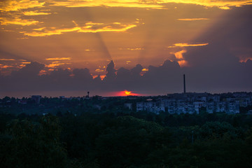 The sun is beautiful