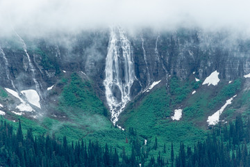Bird Woman Falls, Glacier National Park, Montana